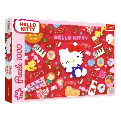 TREFL 1000 Piece Jigsaw Puzzle - Hello Kitty จิ๊กซอว์ 1000 ชิ้น