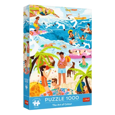 TREFL 1000 PP Piece Jigsaw Puzzle - The Art of Colour: In the Heat of the Holiday Season จิ๊กซอว์ 1000 ชิ้น