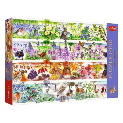 TREFL 1000 PP Piece Jigsaw Puzzle - Tea Time: Four Seasons จิ๊กซอว์ 1000 ชิ้น