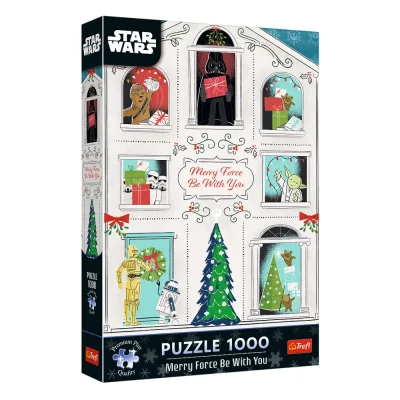 TREFL 1000 PP Piece Jigsaw Puzzle - Merry Force Be With You จิ๊กซอว์ 1000 ชิ้น