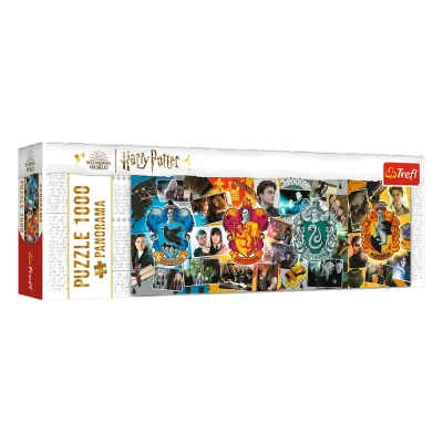 TREFL 1000 Panorama Piece Jigsaw Puzzle - Four Houses of Hogwart / Harry Potter จิ๊กซอว์ 1000 ชิ้น