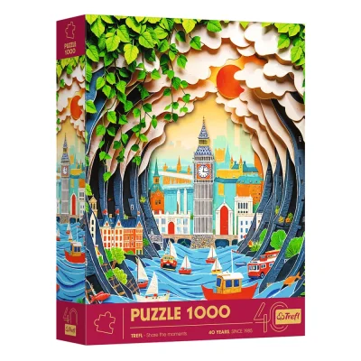 TREFL 1000 Piece Jigsaw Puzzle - 40th anni London, UK จิ๊กซอว์ 1000 ชิ้น