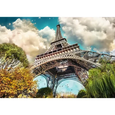TREFL 1000 PP Piece Jigsaw Puzzle - Photo Odyssey: Eiffel Tower in Paris, France จิ๊กซอว์ 1000 ชิ้น