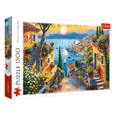 TREFL 1500 Piece Jigsaw Puzzle - Seaside View จิ๊กซอว์ 1500 ชิ้น