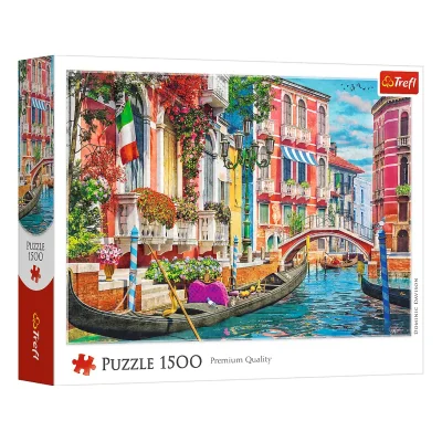 TREFL 1500 Piece Jigsaw Puzzle - Summer Afternoon in Venice จิ๊กซอว์ 1500 ชิ้น