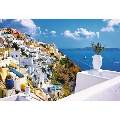 TREFL 1500 Piece Jigsaw Puzzle - Santorini, Greece จิ๊กซอว์ 1500 ชิ้น