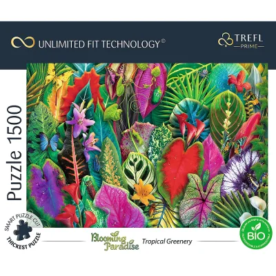 TREFL 1500 Piece UFT Jigsaw Puzzle - Tropical Greenery จิ๊กซอว์ 1500 ชิ้น