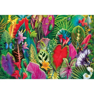 TREFL 1500 Piece UFT Jigsaw Puzzle - Tropical Greenery จิ๊กซอว์ 1500 ชิ้น
