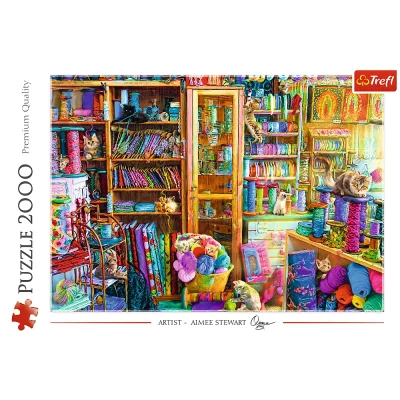 TREFL 2000 Piece Jigsaw Puzzle - Kitty paradise จิ๊กซอว์ 2000 ชิ้น
