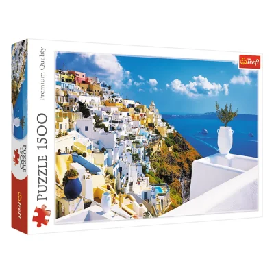 TREFL 1500 Piece Jigsaw Puzzle - Santorini, Greece จิ๊กซอว์ 1500 ชิ้น