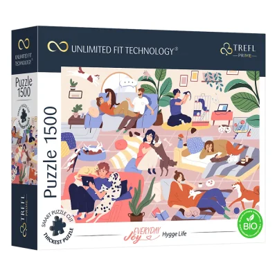 TREFL 1500 Piece UFT Jigsaw Puzzle - Hygge Life จิ๊กซอว์ 1500 ชิ้น