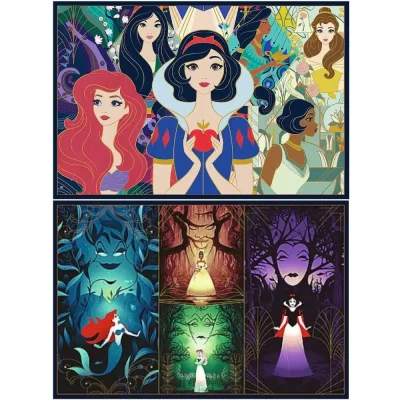TREFL 2x200 Piece Jigsaw Puzzle - Enchanting princesses จิ๊กซอว์เด็ก 7 ปี+