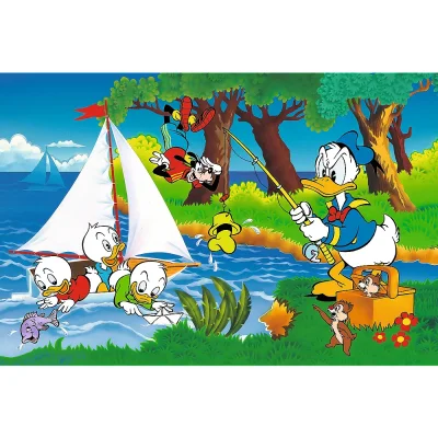 TREFL 160 Piece Jigsaw Puzzle - 40th anni - Lakeside adventure / Disney จิ๊กซอว์เด็ก 6 ปี+