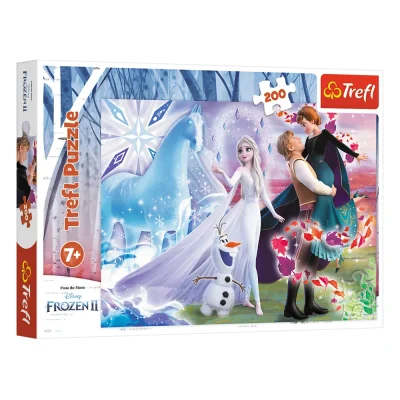 TREFL 200 Piece Jigsaw Puzzle - Magic sister's world / Frozen 2 จิ๊กซอว์เด็ก 7 ปี+