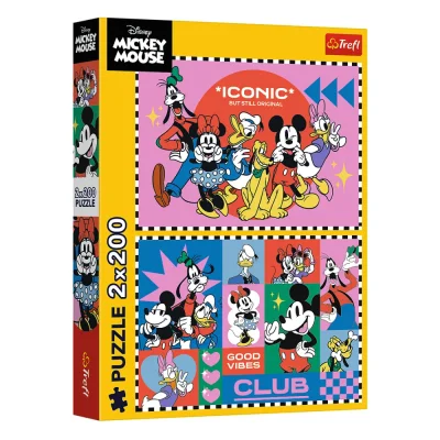 TREFL 2x200 Piece Jigsaw Puzzle - Time with friends / Disney จิ๊กซอว์เด็ก 7 ปี+