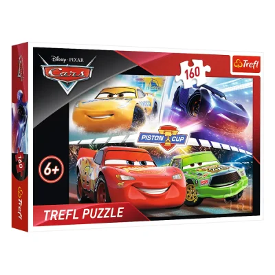TREFL 160 Piece Jigsaw Puzzle -  Winning the race / Cars 3 จิ๊กซอว์เด็ก 6 ปี+