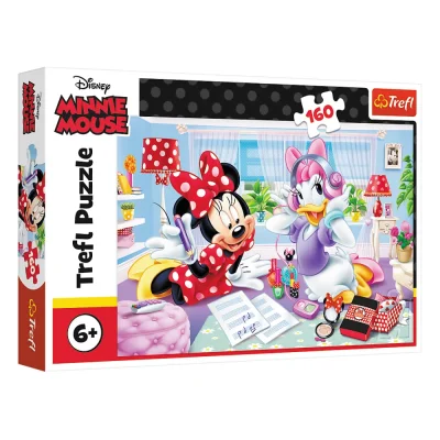TREFL 160 Piece Jigsaw Puzzle - Day with best friend / Minnie จิ๊กซอว์เด็ก 6 ปี+