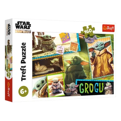 TREFL 160 Piece Jigsaw Puzzle - Grogu / Star Wars The Mandalorian จิ๊กซอว์เด็ก 6 ปี+