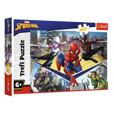 TREFL 160 Piece Jigsaw Puzzle - Spiderman Power จิ๊กซอว์เด็ก 6 ปี+