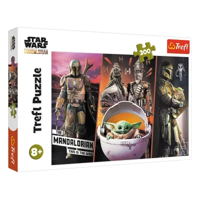 TREFL 300 Piece Jigsaw Puzzle - The Secret Baby Yoda / Star Wars The Mandalorian จิ๊กซอว์เด็ก 8 ปี+