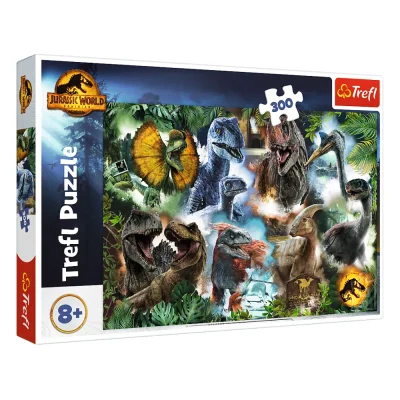 TREFL 300 Piece Jigsaw Puzzle - Favorite dinosaurs / Jurassic จิ๊กซอว์เด็ก 8 ปี+