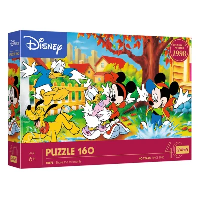 TREFL 160 Piece Jigsaw Puzzle - 40th anni - Playing in puddles / Disney จิ๊กซอว์เด็ก 6 ปี+
