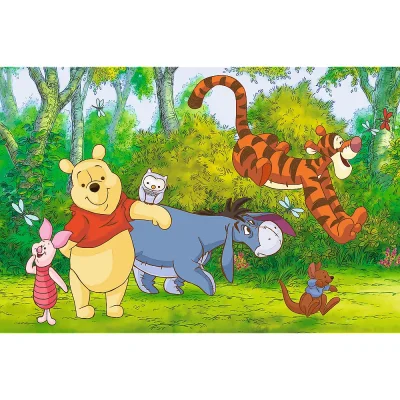 TREFL 60 Piece Jigsaw Puzzle -  Tasty Honey / Winnie the Pooh จิ๊กซอว์สำหรับเด็ก 4 ปี+