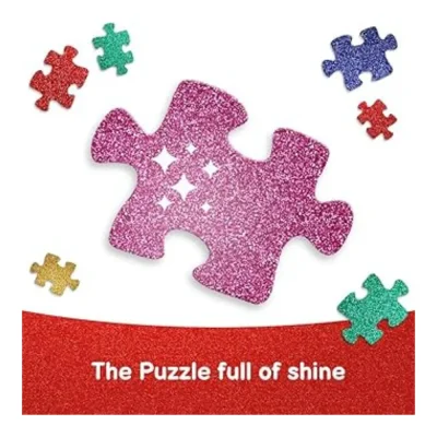 TREFL 100 Piece Glitter Piece Jigsaw Puzzle - Shiny Ponies, My Little Ponies / จิ๊กซอว์เด็ก 5 ปี+