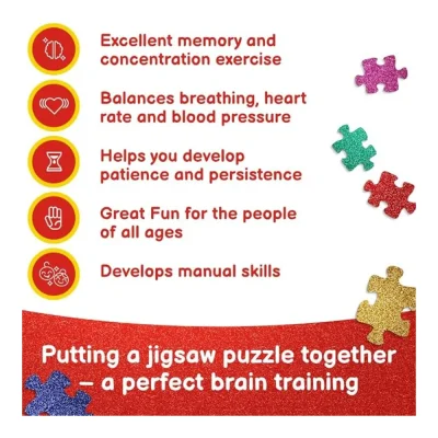 TREFL 100 Piece Glitter Piece Jigsaw Puzzle - Shiny Ponies, My Little Ponies / จิ๊กซอว์เด็ก 5 ปี+