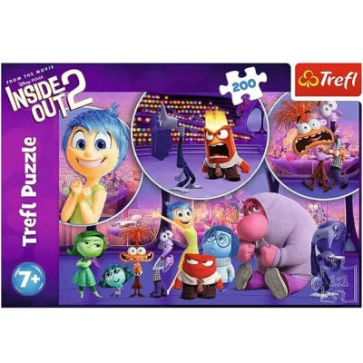 TREFL 200 Piece Jigsaw Puzzle - Children's emotions/ Inside Out 2 จิ๊กซอว์เด็ก 7 ปี+