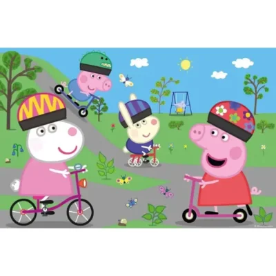 TREFL 24 Piece Maxi Jigsaw Puzzle - Peppa Pig's active day