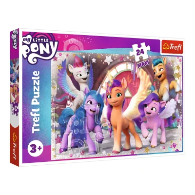 TREFL 24 Piece Maxi Jigsaw Puzzle - The joy of the Ponies / My Little Pony