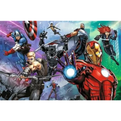TREFL 160 Piece Jigsaw Puzzle - Always ready heroes / Marvel จิ๊กซอว์เด็ก 6 ปี+