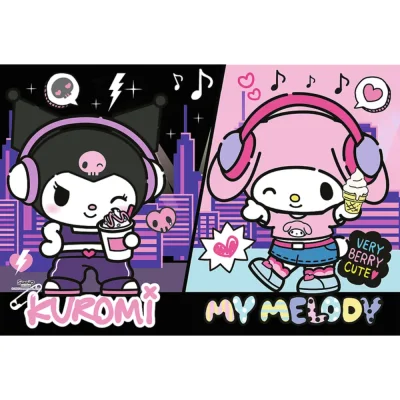TREFL 160 Piece Jigsaw Puzzle - Kuromi rules จิ๊กซอว์เด็ก 6 ปี+