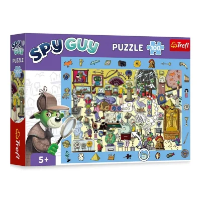 TREFL 100 Piece Jigsaw Puzzle - Observation Spy Guy - Museum จิ๊กซอว์เด็ก 5 ปี+