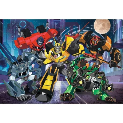 TREFL 100 Piece Jigsaw Puzzle - Autobots team / Transformers จิ๊กซอว์เด็ก 5 ปี+
