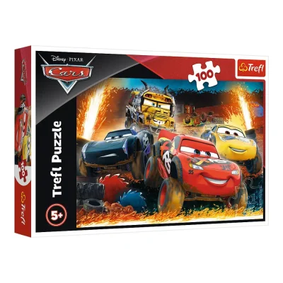 TREFL 100 Piece Jigsaw Puzzle -  Extreme race / Cars 3 จิ๊กซอว์สำหรับเด็ก 5 ปี+