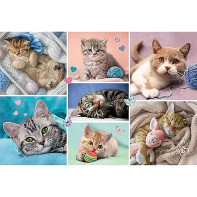 TREFL 100 Piece Jigsaw Puzzle - In the cat world จิ๊กซอว์เด็ก 5 ปี+
