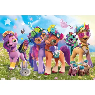 TREFL 100 Piece Jigsaw Puzzle - Funny Ponies / My Little Pony จิ๊กซอว์เด็ก 5 ปี+