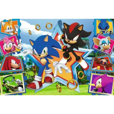 TREFL 100 Piece Jigsaw Puzzle - Meet Sonic จิ๊กซอว์เด็ก 5 ปี+