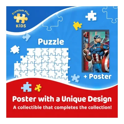 TREFL 100 PP Piece Jigsaw Puzzle - Power and Strength / The Avengers จิ๊กซอว์สำหรับเด็ก 5 ปี+