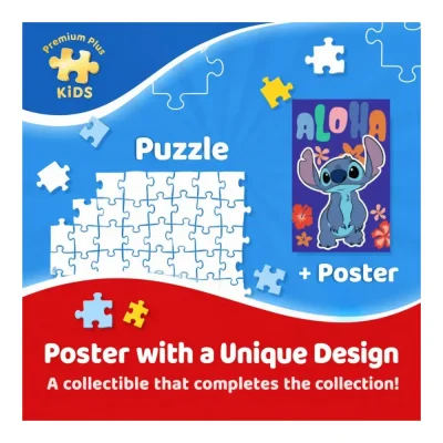 TREFL 100 PP Piece Jigsaw Puzzle -  Beach Days / Lilo&Stitch จิ๊กซอว์สำหรับเด็ก 5 ปี+