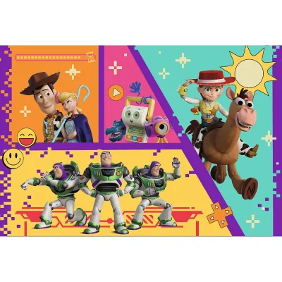 TREFL 100 PP Piece Jigsaw Puzzle -  Toys in Action / Toy Story จิ๊กซอว์สำหรับเด็ก 5 ปี+