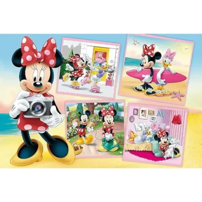 TREFL 60 Piece Jigsaw Puzzle -  Lovely Minnie / Minnie จิ๊กซอว์สำหรับเด็ก 4 ปี+