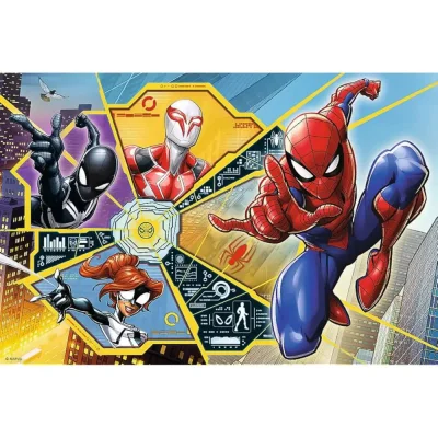 TREFL 60 Piece Jigsaw Puzzle - On the web / Marvel Spiderman จิ๊กซอว์เด็ก 4 ปี+