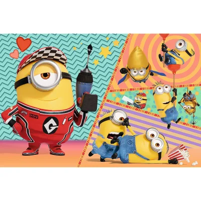 TREFL 60 Piece Jigsaw Puzzle - Happy Minions / Universal Despicable Me 4