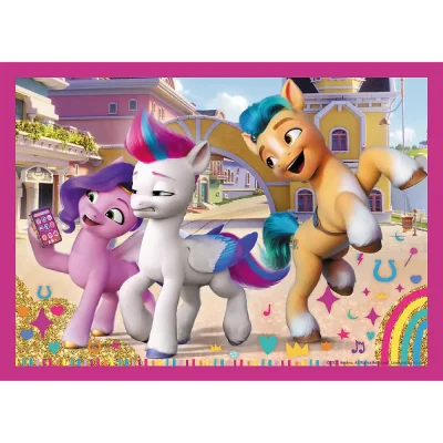 TREFL 4in1 Jigsaw Puzzle - Colorful Ponies / My Little Pony Movie จิ๊กซอว์เด็ก 4 ปี+