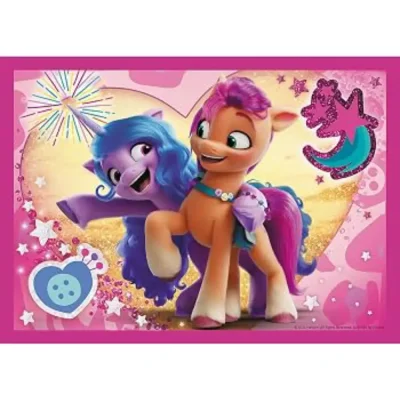 TREFL 4in1 Jigsaw Puzzle - Colorful Ponies / My Little Pony Movie จิ๊กซอว์เด็ก 4 ปี+