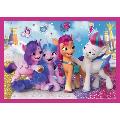 TREFL 4in1 Jigsaw Puzzle - Colorful Ponies / My Little Pony Movie จิ๊กซอว์เด็ก 4 ปี+