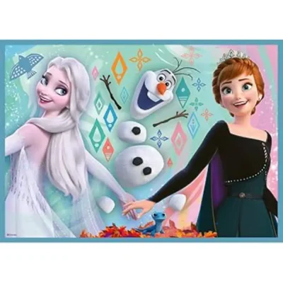TREFL 4in1 Jigsaw Puzzle - The amazing world of Frozen 2 จิ๊กซอว์เด็ก 3 ปี+